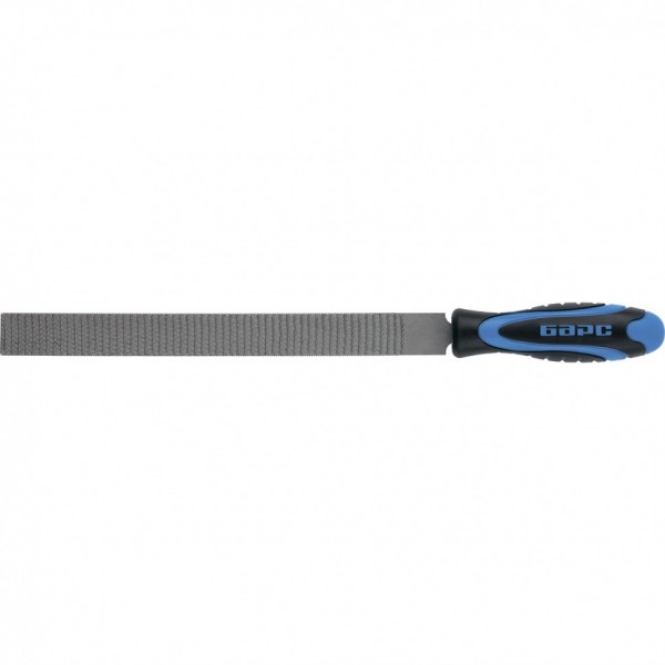 Рашпиль плоский 250 мм, двухкомпонентная рукоятка Барс 15861