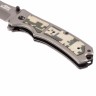 Нож туристический, складной, 210/85 мм, система Liner-Lock, с накладкой G10 на рукоятке Барс 79204