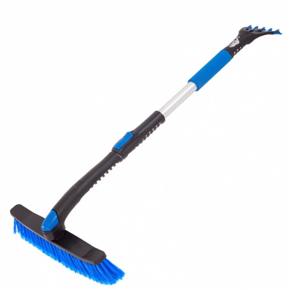 Щетка-сметка для снега со скребком телескопическая Барс 55324