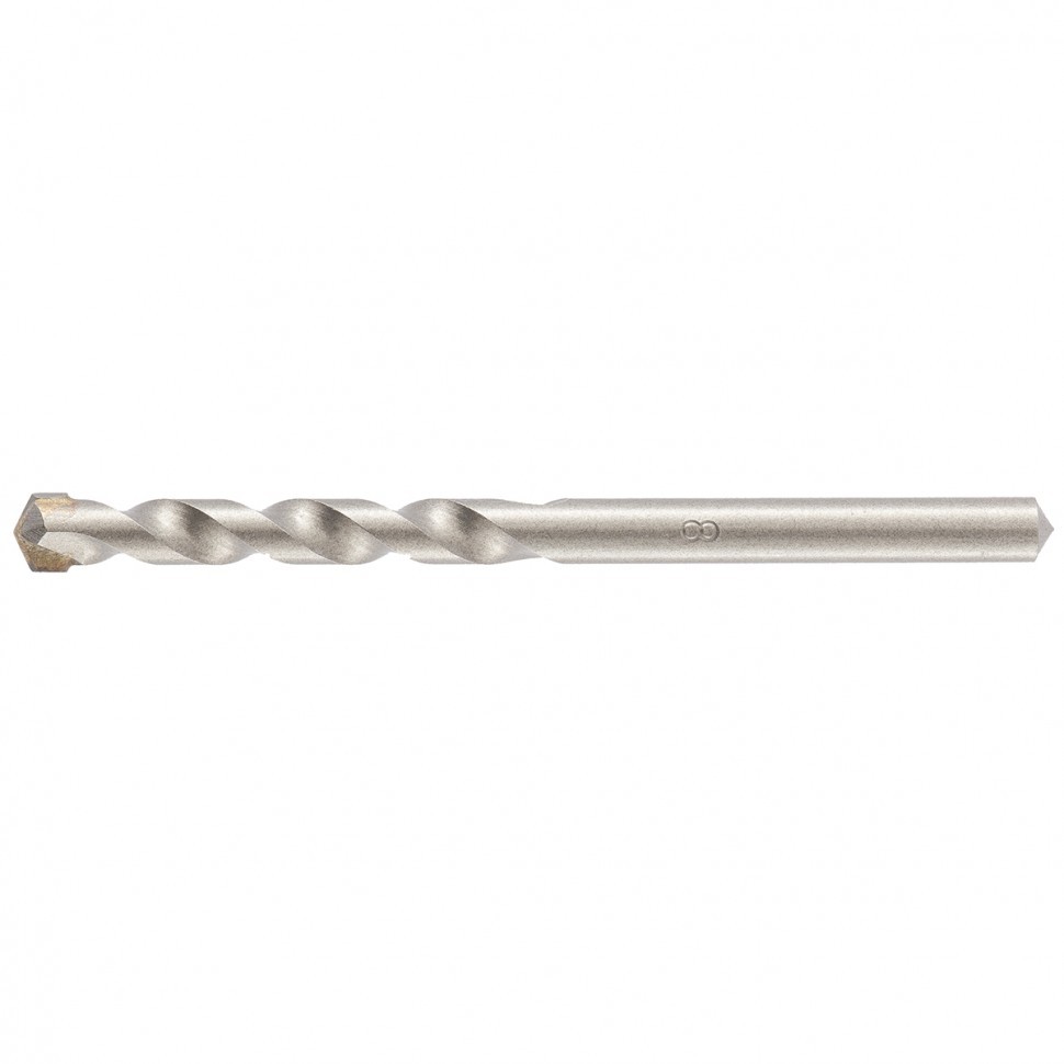 Сверло по бетону, 8 х 110 мм, Carbide tip, цилиндрический хвостовик Барс 70528